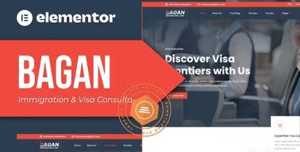 Bagan - Immigration & Visa Consulting Elementor Template Kit
