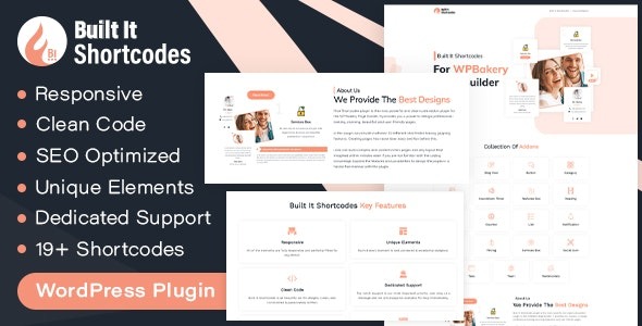 Built It 1.0.3 – Ultimate Shortcode WordPress Plugin For WP Bakery Page Builder Extensions Addon