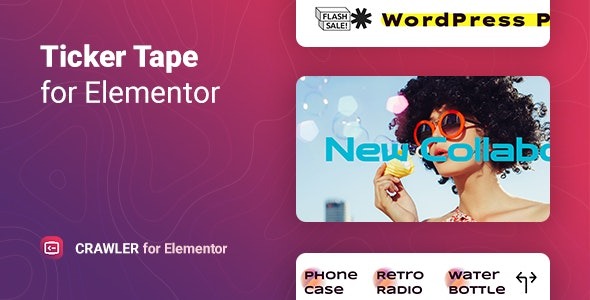 Crawler 1.0.9 – Ticker Plugin for Elementor
