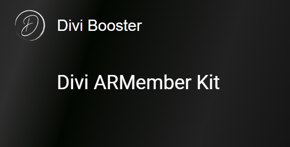 Divi ARMember Kit 1.0.5