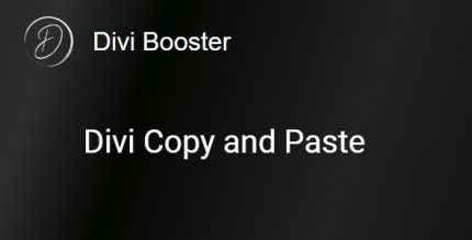 Divi Copy and Paste