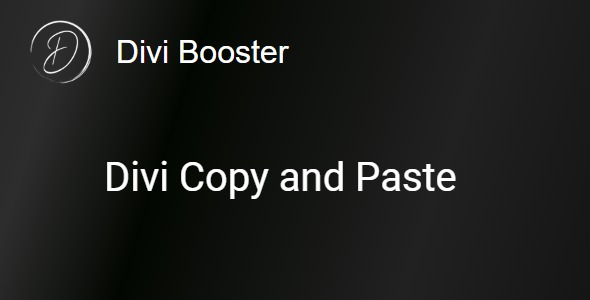 Divi Copy and Paste 2.0