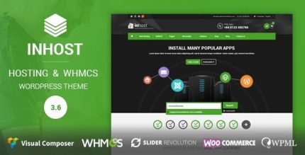 InHost - WHMCS Integration WordPress Theme