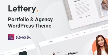 Lettery - Elementor Portfolio Agency Theme