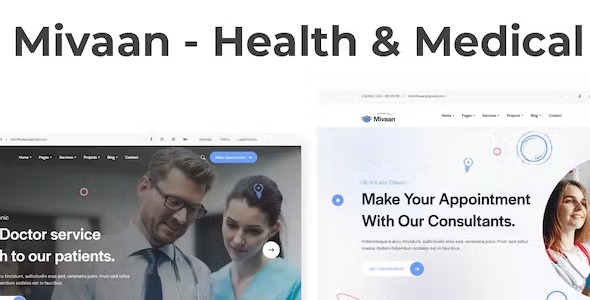 Mivaan - Health & Medical WordPress Theme