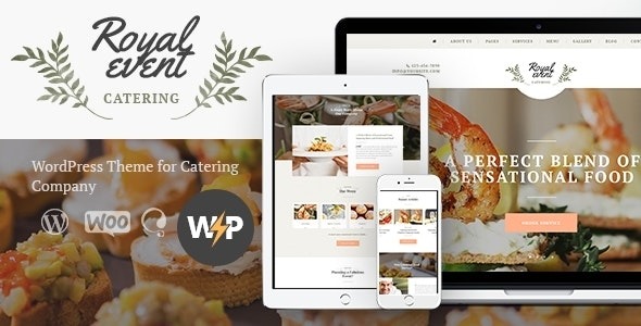Royal Event 2.0 – A Wedding Planner & Catering Company WordPress Theme + Elementor