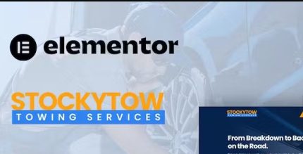StockyTow - Towing Services Elementor Pro Template Kit