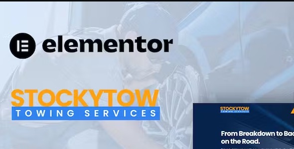 StockyTow - Towing Services Elementor Pro Template Kit