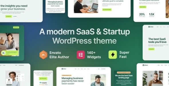 Ultran 1.0.1 – SaaS & Startup WordPress Theme