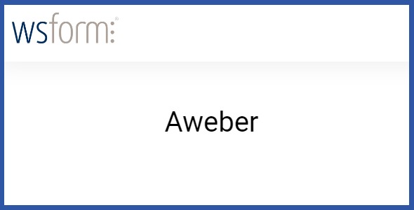 WS Form PRO Aweber 1.0.4