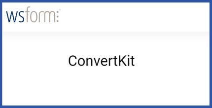 WS Form PRO ConvertKit