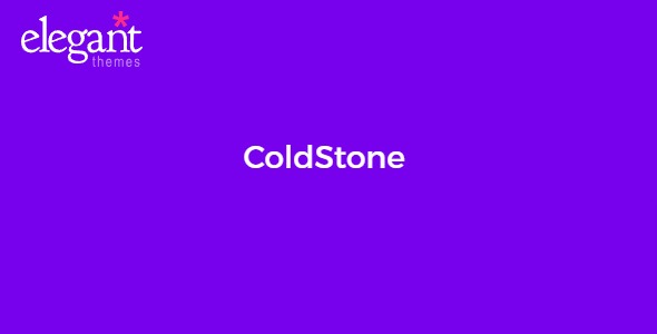 Elegant Themes ColdStone 6.7.13