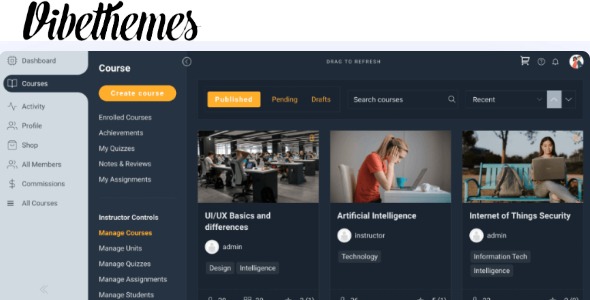 VibeBP for WPLMS Learning Management System for WordPress