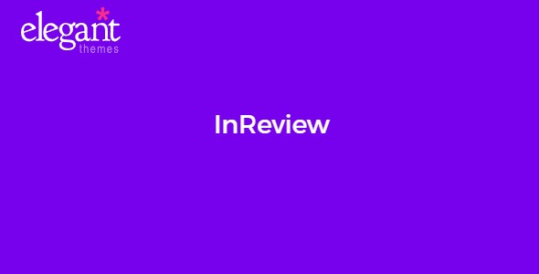 Elegant Themes InReview 3.4.13