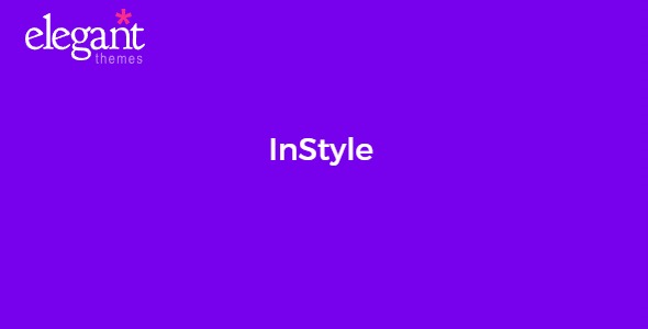 Elegant Themes InStyle 4.0.14
