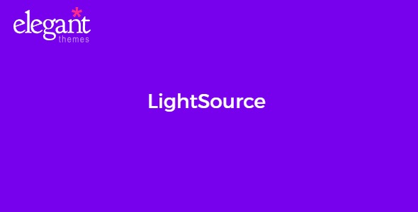 Elegant Themes LightSource 4.3.13