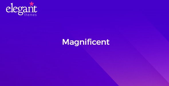 Elegant Themes Magnificent 3.8.13