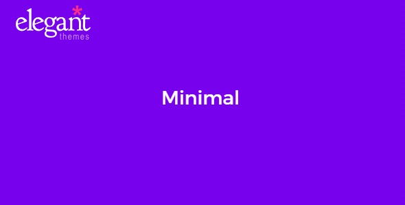 Elegant Themes Minimal 5.0.13