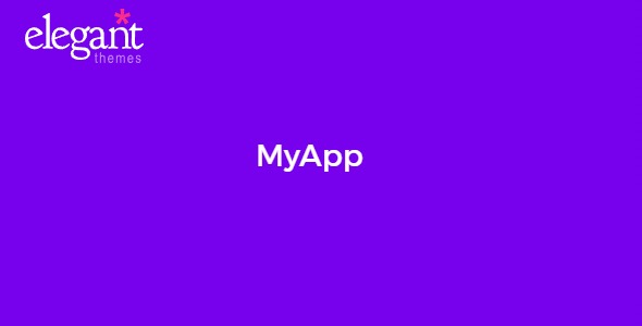 Elegant Themes MyApp 4.4.13