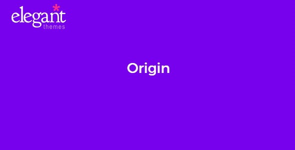 Elegant Themes Origin 2.4.14