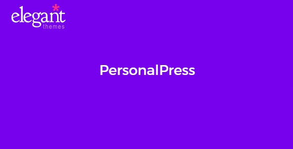 Elegant Themes PersonalPress 4.7.13