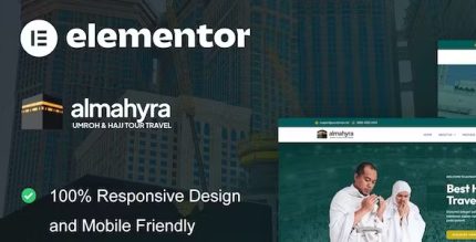 Almahyra - Umrah & Hajj Tour Travel Elementor Pro Template Kit