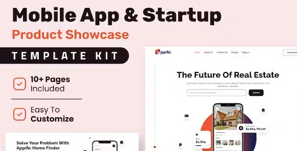 Appific - App Showcase Elementor Template Kit