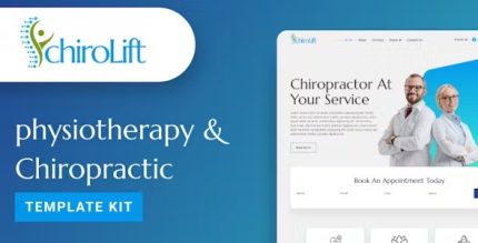 Chirolift - Physiotherapy & Chiropractic Elementor Template Kit
