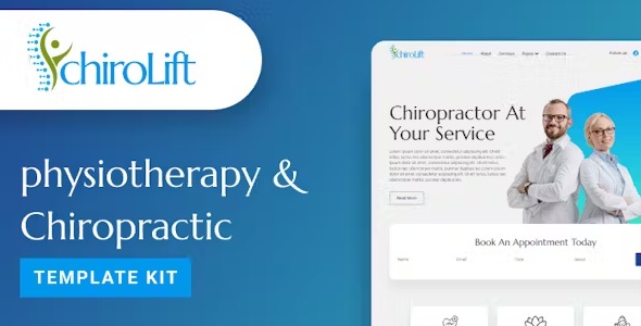 Chirolift - Physiotherapy & Chiropractic Elementor Template Kit