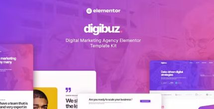 Digibuz - Digital Marketing Agency Elementor Template Kit