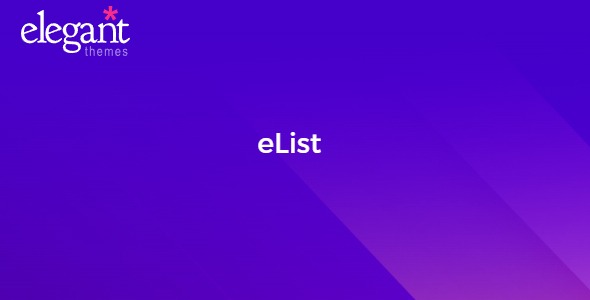 Elegant Themes eList 3.0.14