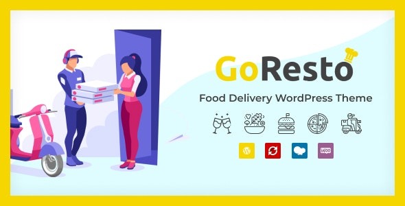 GoResto 1.9 – Restaurant Food Delivery WordPress Theme