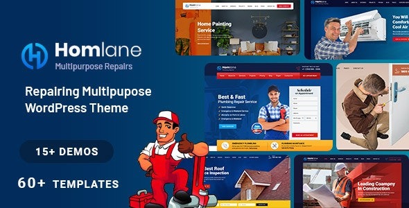 Homlane 1.7 – Multipurpose Servicing And Repairing WordPress Theme