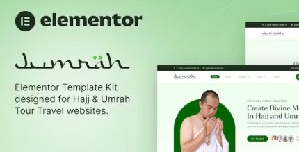 Jumrah - Hajj & Umrah Tour Travel Elementor Template Kit