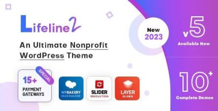 Lifeline 2 - An Ultimate Nonprofit WordPress Theme for Charity