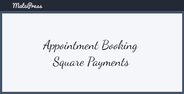 Appointment Booking Square Payments 1.0.2