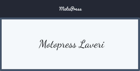 Motopress Laveri 1.1.1