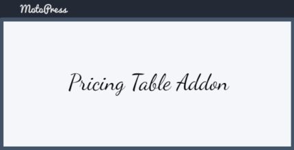 MotoPress Pricing Table Addon