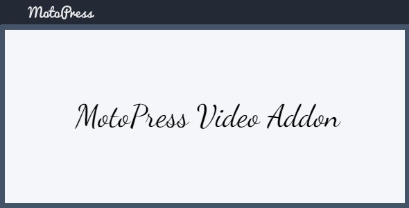 MotoPress Video Addon 1.3.2