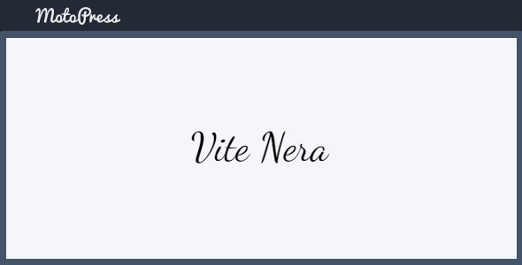 MotoPress Vite Nera 1.0.2
