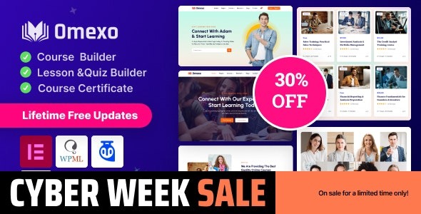 Omexo - Education & Online Courses WordPress Theme