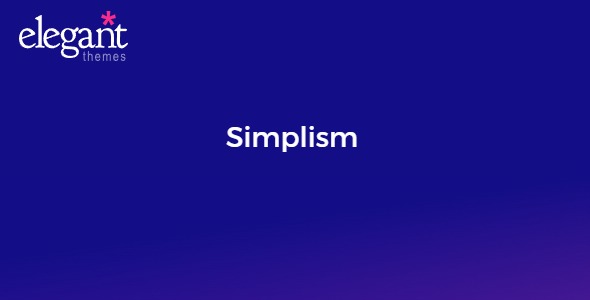 Elegant Themes Simplism 5.1.1