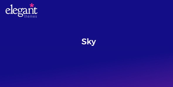 Elegant Themes Sky 2.9.13