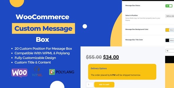 WooCommerce Product Page Custom Message Box 1.0.0