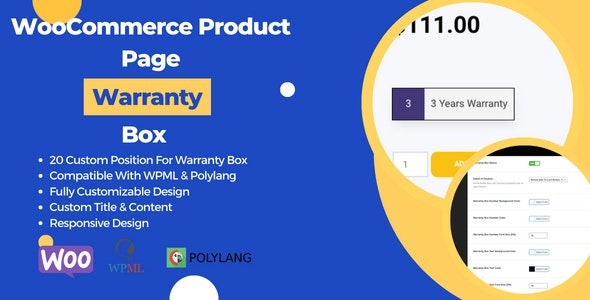 WooCommerce Product Page Warranty Box 1.0.0