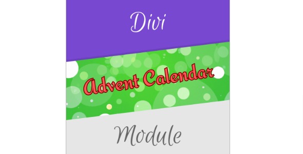 Divi Advent Calendar Module 1.5.6