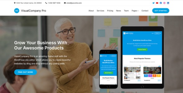 WP Enjoy VisualCompany Pro 1.0.5