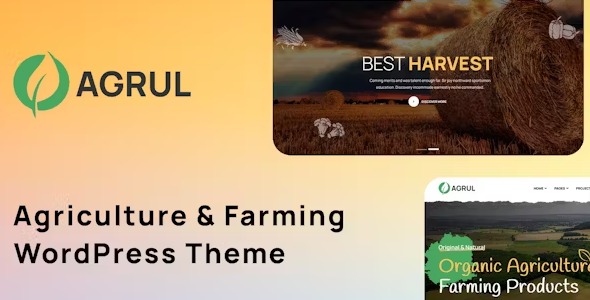 Agrul 1.4.0 – Agriculture Farming WordPress Theme