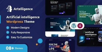 Artelligence - AI & Robotics WordPress Theme