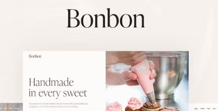 Bonbon - Chocolate Sweets & Pastry Theme